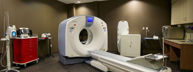 Emergency imaging room for CT and X-ray at Memorial Village ER in Houston