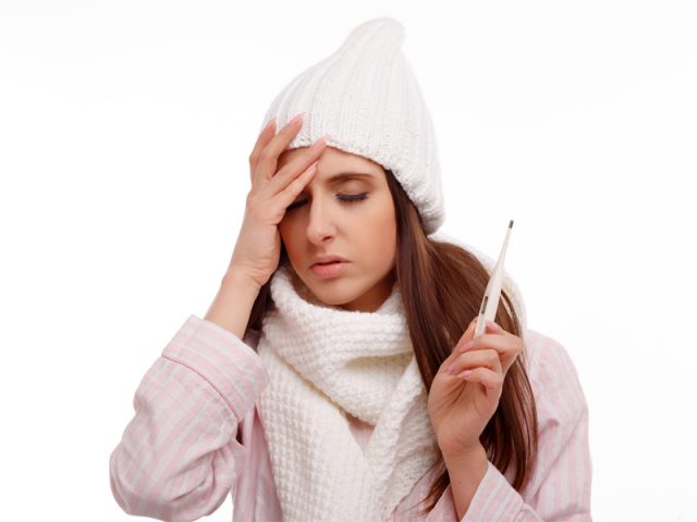 Suffering from fever and headaches